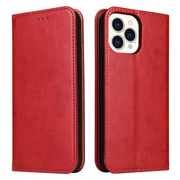 Fierre Shann PU Leather Texture Horizontal Flip Leather Case with Holder & Card Slots & Wallet, For iPhone 13 Pro Max, For iPhone 13 Pro, For iPhone 13 mini, For iPhone 13