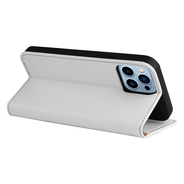 Fierre Shann PU Leather Texture Horizontal Flip Leather Case with Holder & Card Slots & Wallet, For iPhone 13 Pro Max, For iPhone 13 Pro, For iPhone 13 mini, For iPhone 13