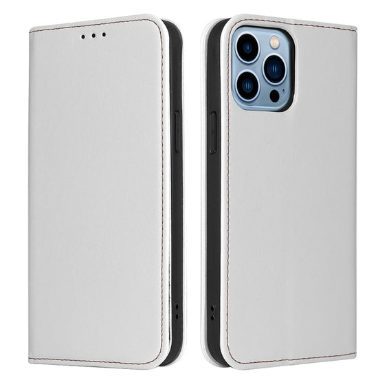 Fierre Shann PU Leather Texture Horizontal Flip Leather Case with Holder & Card Slots & Wallet, For iPhone 13 Pro Max, For iPhone 13 Pro, For iPhone 13 mini, For iPhone 13