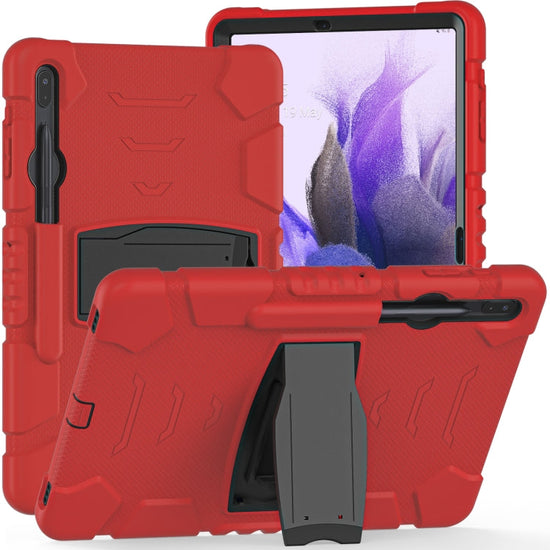 3-Layer Protection Screen Frame + PC + Silicone Shockproof Combination Case with Holder, For Samsung Galaxy Tab S7+/S7 FE 12.4 inch