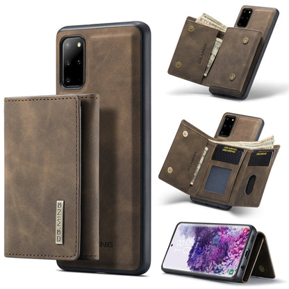 DG.MING M1 Series 3-Fold Multi Card Wallet  Back Cover Shockproof Case with Holder Function, For Samsung Galaxy S20 Ultra, For Samsung Galaxy S20+
