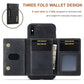 DG.MING M2 Series 3-Fold Multi Card Bag + Magnetic Back Cover Shockproof Case with Wallet & Holder Function, For iPhone X, For iPhone XS, For iPhone XS Max