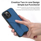 ROCK Element Plus TPU + PC Shockproof Protective Case with Folding Holder, For iPhone 13 Pro Max