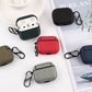Nylon Waterproof Wireless Earphone Protective Case with Hook for AirPods 3(Black)