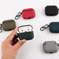 Nylon Waterproof Wireless Earphone Protective Case with Hook for AirPods 3(Black)