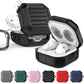 For Samsung Galaxy Buds Live / Buds 2 / Buds Pro / Buds 2 Pro Shockproof Carbon Fiber Luggage Earphone Protective Case with Hook(Black)