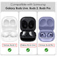 For Samsung Galaxy Buds Live / Buds 2 / Buds Pro / Buds 2 Pro Shockproof Carbon Fiber Luggage Earphone Protective Case with Hook(Black)