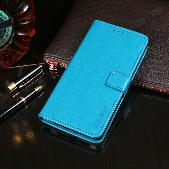 idewei Crazy Horse Texture Leather Case with Holder & Card Slots & Wallet, For Motorola Moto G50 5G, For OPPO Realme Narzo 50A, For vivo S10e