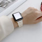 Ceramic One-bead Steel Strap Watchband For Apple Watch Series, 7 41mm / 6&SE&5&4 40mm / 3&2&1 38mm, 7 45mm / 6&SE&5&4 44mm / 3&2&1 42mm