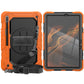 Silicone + PC Tablet Case with Shoulder Strap, For Samsung Galaxy Tab S8 11 inch SM-X700, For Samsung Galaxy Tab S8+ 12.4 inch SM-X800