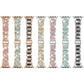 22mm Metal Opal Watchband For Apple Watch Series, 7 41mm / 6&SE&5&4 40mm / 3&2&1 38mm, 7 45mm / 6&SE&5&4 44mm / 3&2&1 42mm