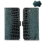 Crocodile Top Layer Cowhide Leather Phone Case, For Xiaomi 12 Pro, For Samsung Galaxy S22+ 5G, For Samsung Galaxy S22 Ultra 5G, For Samsung Galaxy S22 5G