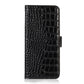 Crocodile Top Layer Cowhide Leather Phone Case, For Xiaomi 12 Pro, For Samsung Galaxy S22+ 5G, For Samsung Galaxy S22 Ultra 5G, For Samsung Galaxy S22 5G