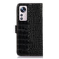 Crocodile Top Layer Cowhide Leather Phone Case, For Xiaomi 12 Pro, For Samsung Galaxy S22+ 5G, For Samsung Galaxy S22 Ultra 5G, For Samsung Galaxy S22 5G
