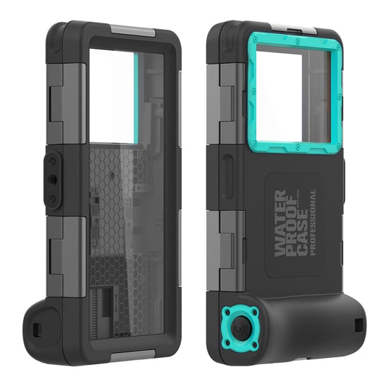 RedPepper 2nd Generation Diving Waterproof Protective Case, Waterproof depth: 15m(Black + Blue)
