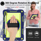 360 Degree Rotation Contrast Color Silicone+PC Tablet Case, For Samsung Galaxy Tab S7 / S8