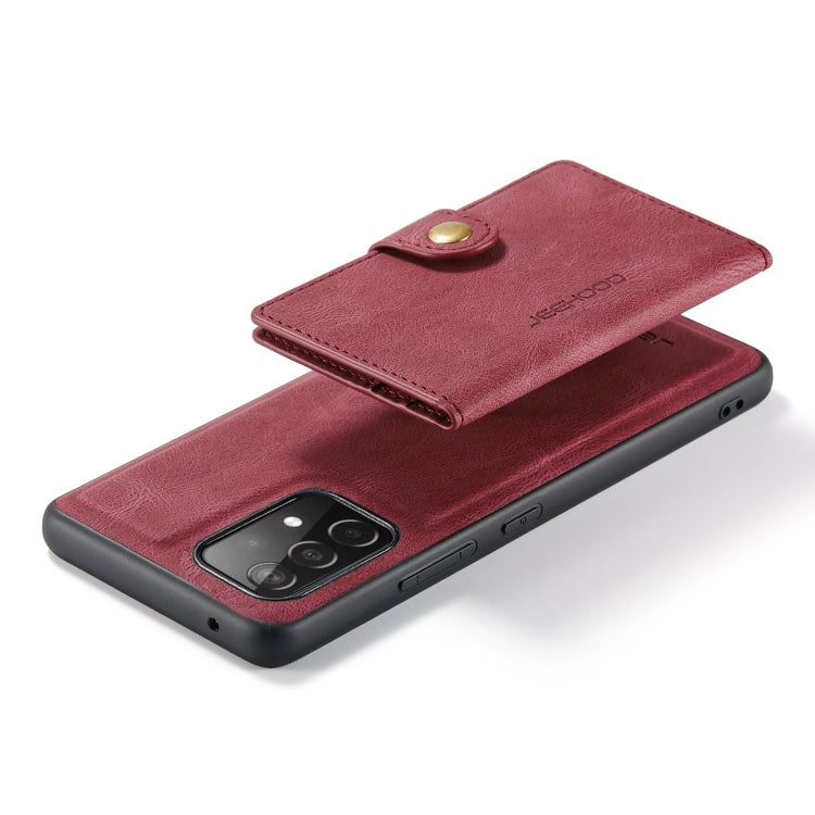 JEEHOOD Retro Magnetic Detachable Leather Phone Case, For Samsung Galaxy A32 4G