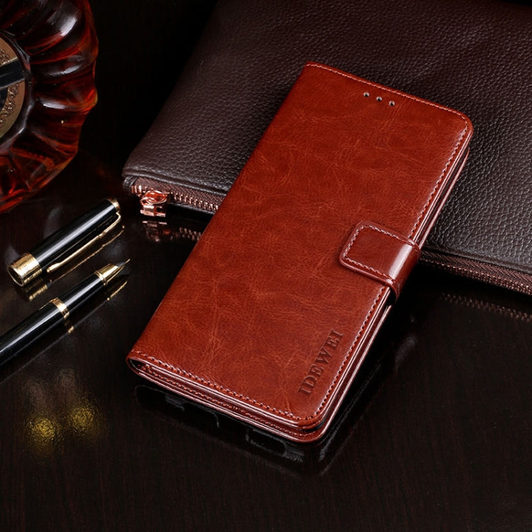 idewei Crazy Horse Texture Horizontal Flip Leather Case with Holder & Card Slots & Wallet, For Xiaomi Redmi Note 9 Pro, For Xiaomi Redmi Note 9 Pro Max, For Galaxy A11