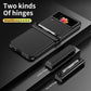Litchi Texture Leather Hinged Electroplated Phone Case with Pen, For Samsung Galaxy Z Flip3 5G, For Samsung Galaxy Z Flip4