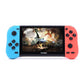 X50 Max 5.1 inch Screen Handheld Game Console for Double Player with 6000+ Games, X50 Max / Black, X50 Max / Red+Blue