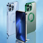 For iPhone 14 Pro Max 9D Plated Lens Film Clear Phone Case (Black)