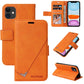 GQUTROBE Right Angle Leather Phone Case, For iPhone 11 Pro, For iPhone 11 Pro Max, For iPhone X / XS, For iPhone XR