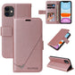 GQUTROBE Right Angle Leather Phone Case, For iPhone 11 Pro, For iPhone 11 Pro Max, For iPhone X / XS, For iPhone XR