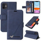 GQUTROBE Right Angle Leather Phone Case, For iPhone 11 Pro, For iPhone 11 Pro Max, For iPhone X / XS, For iPhone XR
