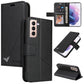 GQUTROBE Right Angle Leather Phone Case, For Samsung Galaxy S22+ 5G, For Samsung Galaxy S22 Ultra 5G, For Samsung Galaxy S20, For Samsung Galaxy S20+