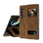 Mature Window View Flip Leather Phone Case, For Samsung Galaxy Z Fold4, For Samsung Galaxy Z Fold3 5G