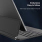 For iPad Pro 11 inch 2021/2020/2018 P11 Bluetooth Keyboard Leather Case with Touch Pad(Black)
