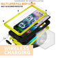 For Samsung Galaxy S23 Ultra 5G R-JUST Sliding Camera Design Life Waterproof Dustproof Shockproof Phone Case(Yellow)