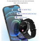 K9 Ultra Pro 1.39 inch Silicone Band IP67 Waterproof Smart Watch Support Bluetooth Call / NFC(Black)