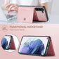 JEEHOOD Retro Magnetic Detachable Protective Phone Case with Wallet & Card Slot, For Samsung Galaxy A54 5G / A54 4G
