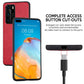 SULADA Shockproof TPU + Handmade Leather Protective Case, For Huawei P40, For Huawei P40 Pro