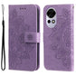 Seven-petal Flowers Embossing Leather Phone Case, For Huawei Enjoy 80, For Huawei nova 13 Pro, For Huawei nova 13 / nova 12, For Huawei Enjoy 70 Pro