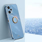 XINLI Straight Edge 6D Electroplate TPU Phone Case with Ring Holder, For Xiaomi Redmi Note 12S 4G, For Xiaomi Redmi Note 12 Pro 4G, For Xiaomi Redmi Note 12 Turbo