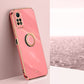XINLI Straight Edge 6D Electroplate TPU Phone Case with Ring Holder, For Xiaomi Redmi Note 12S 4G, For Xiaomi Redmi Note 12 Pro 4G, For Xiaomi Redmi Note 12 Turbo