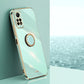 XINLI Straight Edge 6D Electroplate TPU Phone Case with Ring Holder, For Xiaomi Redmi Note 12S 4G, For Xiaomi Redmi Note 12 Pro 4G, For Xiaomi Redmi Note 12 Turbo