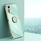XINLI Straight Edge 6D Electroplate TPU Phone Case with Ring Holder, For Xiaomi Redmi Note 12S 4G, For Xiaomi Redmi Note 12 Pro 4G, For Xiaomi Redmi Note 12 Turbo