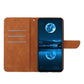 For iPhone 13 Pro Max Stitching Embossed Leather Phone Case(Brown)