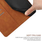 For iPhone 13 Pro Max Stitching Embossed Leather Phone Case(Brown)