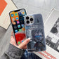 For iPhone 11 Dual-side IMD Astronaut Frosted Phone Case(Blue Grey)