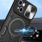 CD Texture Sliding Camshield Magnetic Holder Phone Case, For iPhone 15, For iPhone 14 Plus, For iPhone 14, For iPhone 14 Pro