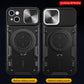 CD Texture Sliding Camshield Magnetic Holder Phone Case, For iPhone 15, For iPhone 14 Plus, For iPhone 14, For iPhone 14 Pro