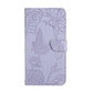 HT03 Skin Feel Butterfly Embossed Flip Leather Phone Case, For Huawei P60 Pro