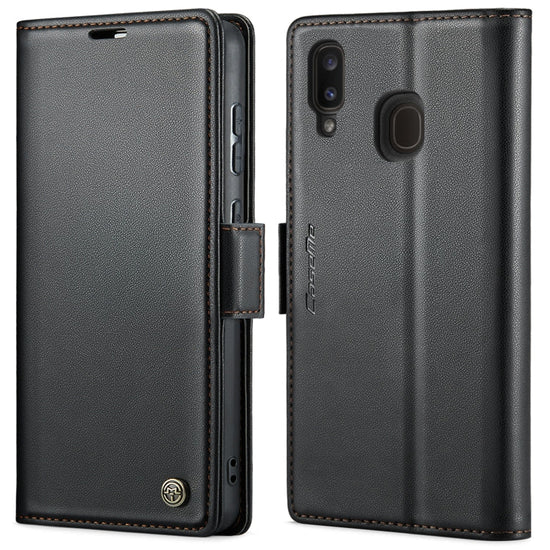 CaseMe 023 Butterfly Buckle Litchi Texture RFID Anti-theft Leather Phone Case, For Samsung Galaxy A40, For Samsung Galaxy S10+, For Samsung Galaxy S10