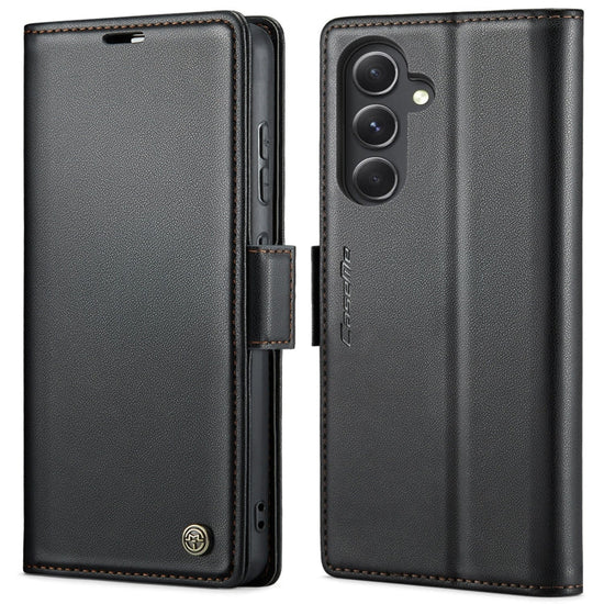 CaseMe 023 Butterfly Buckle Litchi Texture RFID Anti-theft Leather Phone Case, For Samsung Galaxy S23 FE 5G, For Samsung Galaxy A24 4G, For Samsung Galaxy A14 4G/5G, For Samsung Galaxy A34 5G