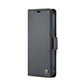 For iPhone 13 Pro Max CaseMe 023 Butterfly Buckle Litchi Texture RFID Anti-theft Leather Phone Case(Black)