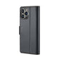 For iPhone 13 Pro Max CaseMe 023 Butterfly Buckle Litchi Texture RFID Anti-theft Leather Phone Case(Black)
